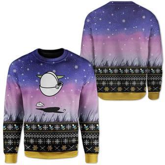 SW Sweater SW The Child Galaxy Blue Purple Ugly Sweater Cute High Quality SW Ugly Sweater | Favorety CA