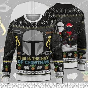 SW Sweater This Is The Way Of Christmas Ugly Sweater Awesome High Quality SW Ugly Sweater | Favorety AU