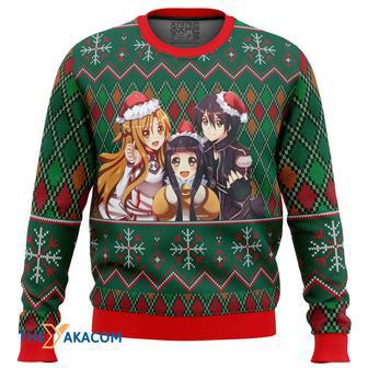 Sword Art Online Gift For Fan Anime Christmas Ugly Sweater | Favorety UK