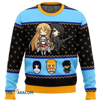 Sword Art Online Sprites Custom Gift For Fan Anime Christmas Ugly Sweater | Favorety CA