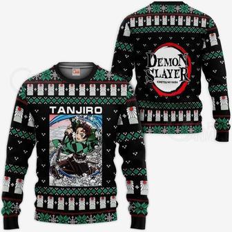 Tanjiro Kamado Ugly Sweater Christmas Kimetsu Anime Gift | Favorety AU