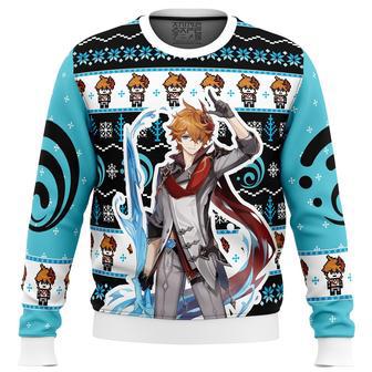 Tartaglia Childe Genshin Impact Ugly Christmas Sweater | Favorety CA