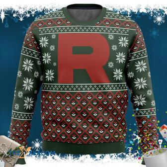 Team Rocket Pokemon Anime Manga Gift Ugly Christmas Sweater | Favorety DE