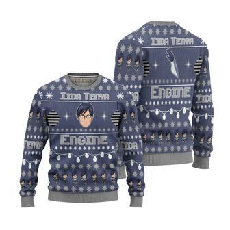 Tenya Ugly Christmas Sweater My Hero Academia Knitted Sweatshirt | Favorety AU