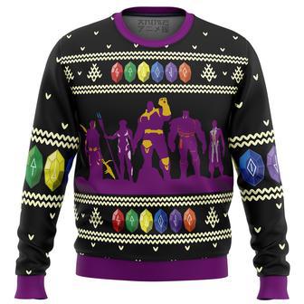 Thanos Marvel Ugly Christmas Sweater | Favorety