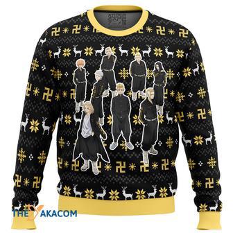 The Buddhist Symbol Tokyo Revengers Gift For Fan Anime Christmas Ugly Sweater | Favorety