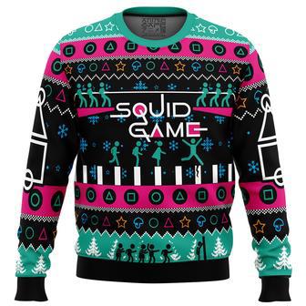 The Game is On Squid Game Christmas Sweater | Favorety