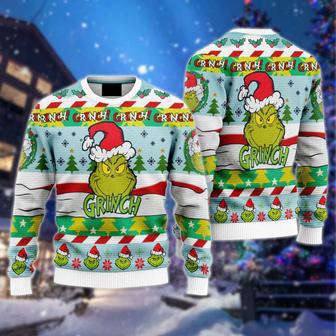 The Grinch Santa Christmas Ugly Sweater Sweatshirt | Favorety DE