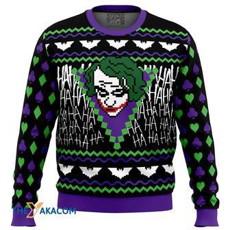 The Joker Gift For Fan Anime Christmas Ugly Sweater | Favorety CA