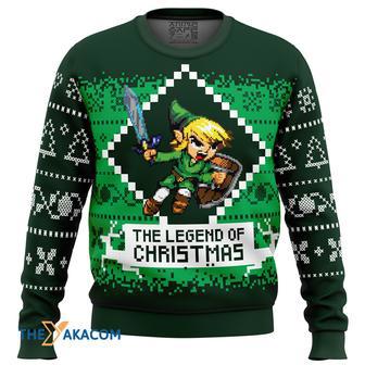 The Legend of Christmas Zelda Gift For Fan Anime Christmas Ugly Sweater | Favorety AU