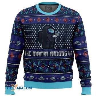 The Mafia Among Us Custom Gift For Fan Anime Christmas Ugly Sweater | Favorety CA