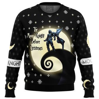 The Moon Knight Before Christmas Ugly Christmas Sweater | Favorety CA