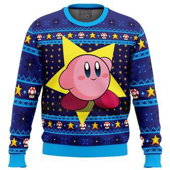 The Pink Hero Kirby's Dream Land Ugly Christmas Sweater | Favorety UK