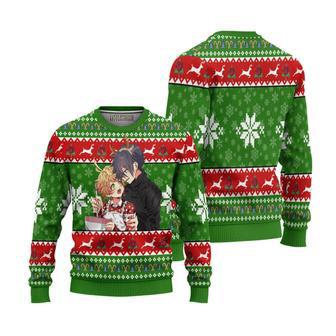 The Promised Neverland Ugly Christmas Sweater Ray x Emma Custom Knitted Sweatshirt | Favorety DE