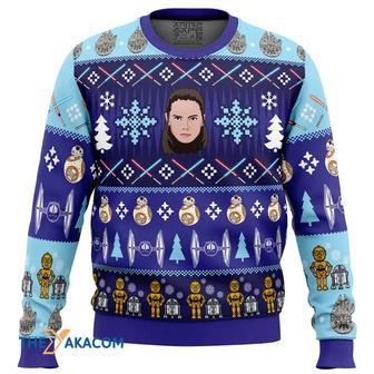 The Rise Of Christmas Star Wars Custom Gift For Fan Anime Christmas Ugly Sweater | Favorety AU