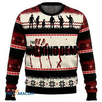 The Walking Dead Gift For Fan Anime Christmas Ugly Sweater | Favorety DE