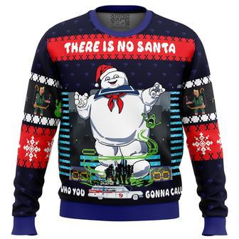 There Is No Santa Ghostbusters Ugly Christmas Sweater | Favorety DE