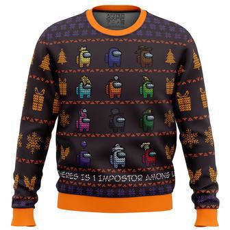 There Is One Impostor Among Us Ugly Christmas Sweater | Favorety UK