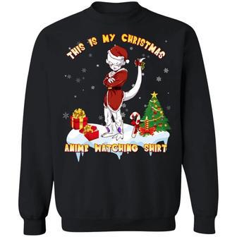 This Is My Christmas Anime Watching Shirt Frieza Of Dragon Ball Sweatshirt All Day Tee | Favorety DE