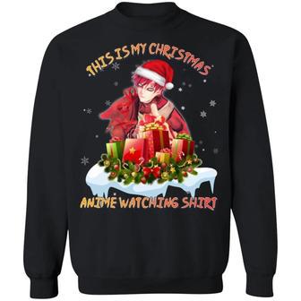 This Is My Christmas Anime Watching Shirt Gaara of Naruto Sweatshirt All Day Tee | Favorety