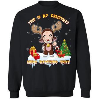 This Is My Christmas Anime Watching Shirt Klilyn Of Dragon Ball Sweatshirt All Day Tee | Favorety