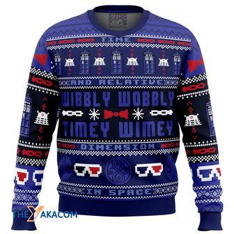 Timey Wimey Doctor Who Gift For Fan Anime Christmas Ugly Sweater | Favorety AU