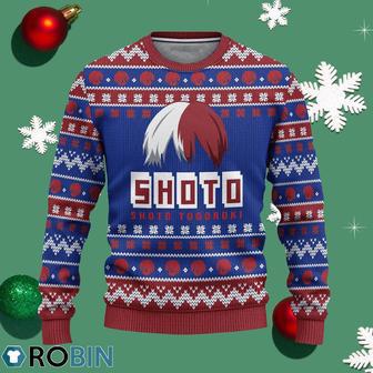 Todoroki My Hero Academia Anime Ugly Christmas Sweater Xmas Gift | Favorety DE