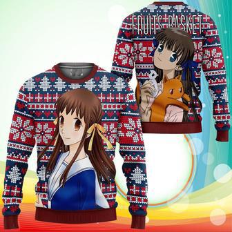 Tohru Honda Ugly Christmas Sweater Anime Fruits Basket Xmas Gifts | Favorety