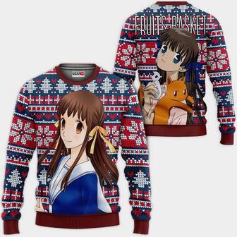 Tohru Honda Ugly Christmas Sweater Custom Anime Fruits Basket Xmas Gifts | Favorety