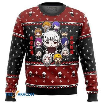 Tokyo Ghoul Sprites Gift For Fan Anime Christmas Ugly Sweater | Favorety CA