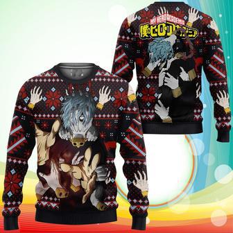 Tomura Shigaraki Ugly Christmas Sweater Anime My Hero Academia Xmas Gifts | Favorety CA