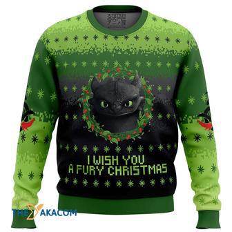 Toothless Gift For Fan Anime Christmas Ugly Sweater | Favorety DE