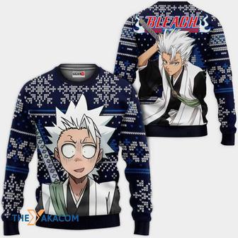 Toshiro Hitsugaya BLEACH Custom Gift For Fan Anime Christmas Ugly Sweater | Favorety