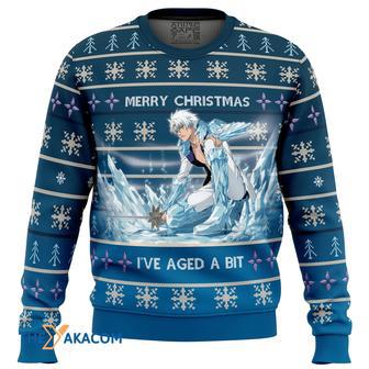 Toshiro Hitsugaya Bleach Thousand-Year Blood War Gift For Fan Anime Christmas Ugly Sweater | Favorety UK