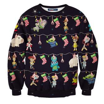 Toy Story Christmas Unisex Wool Sweater | Favorety