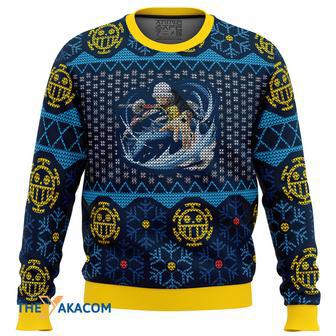 Trafalgar D Water Law One Piece Gift For Fan Anime Christmas Ugly Sweater | Favorety AU