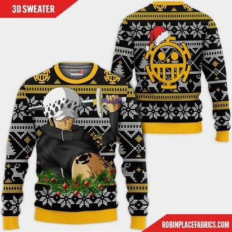 Trafalgar Law Ugly Christmas Sweater Custom One Piece Anime Xmas Gifts | Favorety UK