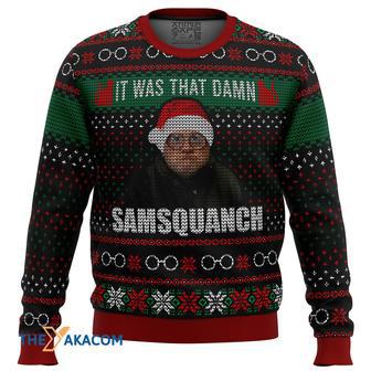 Trailer Park Boys Samsquanch Gift For Fan Anime Christmas Ugly Sweater | Favorety UK