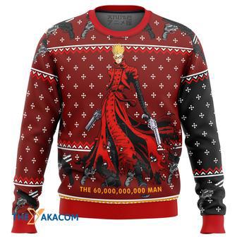 Trigun Vash the Stampede Gift For Fan Anime Christmas Ugly Sweater | Favorety