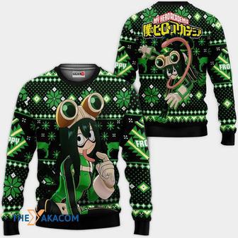 Tsuyu Asui Anime My Hero Academia Custom Gift For Fan Anime Christmas Ugly Sweater | Favorety UK