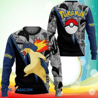 Typhlosion Pokemon Anime Ugly Sweater | Favorety CA