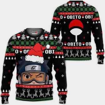 Uchiha Obito Ugly Christmas Sweater Custom Naruto Anime Xmas Gifts | Favorety DE