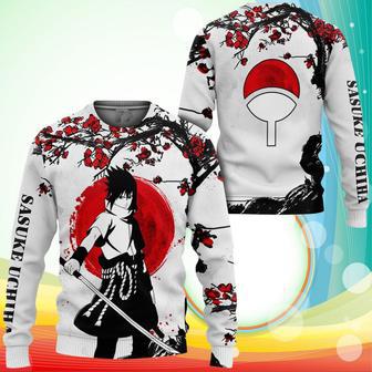 Uchiha Sasuke Sweatshirt Japan Style Naruto Anime Printed Sweaters | Favorety AU