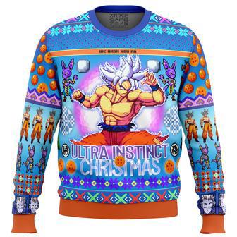 Ultra Instinct Goku Dragon Ball Super Ugly Christmas Sweater | Favorety DE