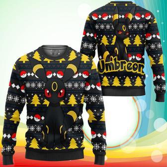 Umbreon Ugly Christmas Sweater Anime Pokemon Xmas Gifts | Favorety AU