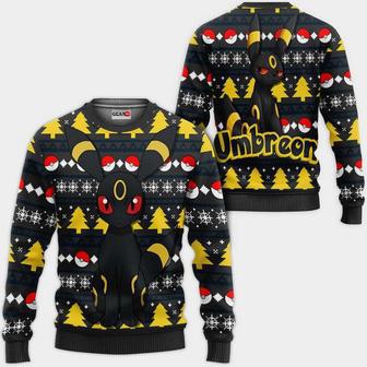 Umbreon Ugly Christmas Sweater Custom Anime Pokemon Xmas Gifts | Favorety CA