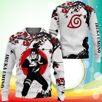 Umino Iruka Sweatshirt Japan Style Naruto Anime Printed Sweaters | Favorety CA