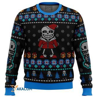 Undertale Sans Gift For Fan Anime Christmas Ugly Sweater | Favorety