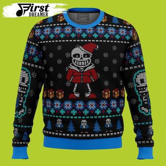 Undertale Sans Horror Ugly Christmas Sweater Anime | Favorety CA