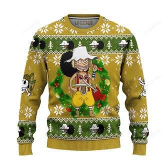 Usopp One Piece Anime Ugly Christmas Sweater | Favorety CA